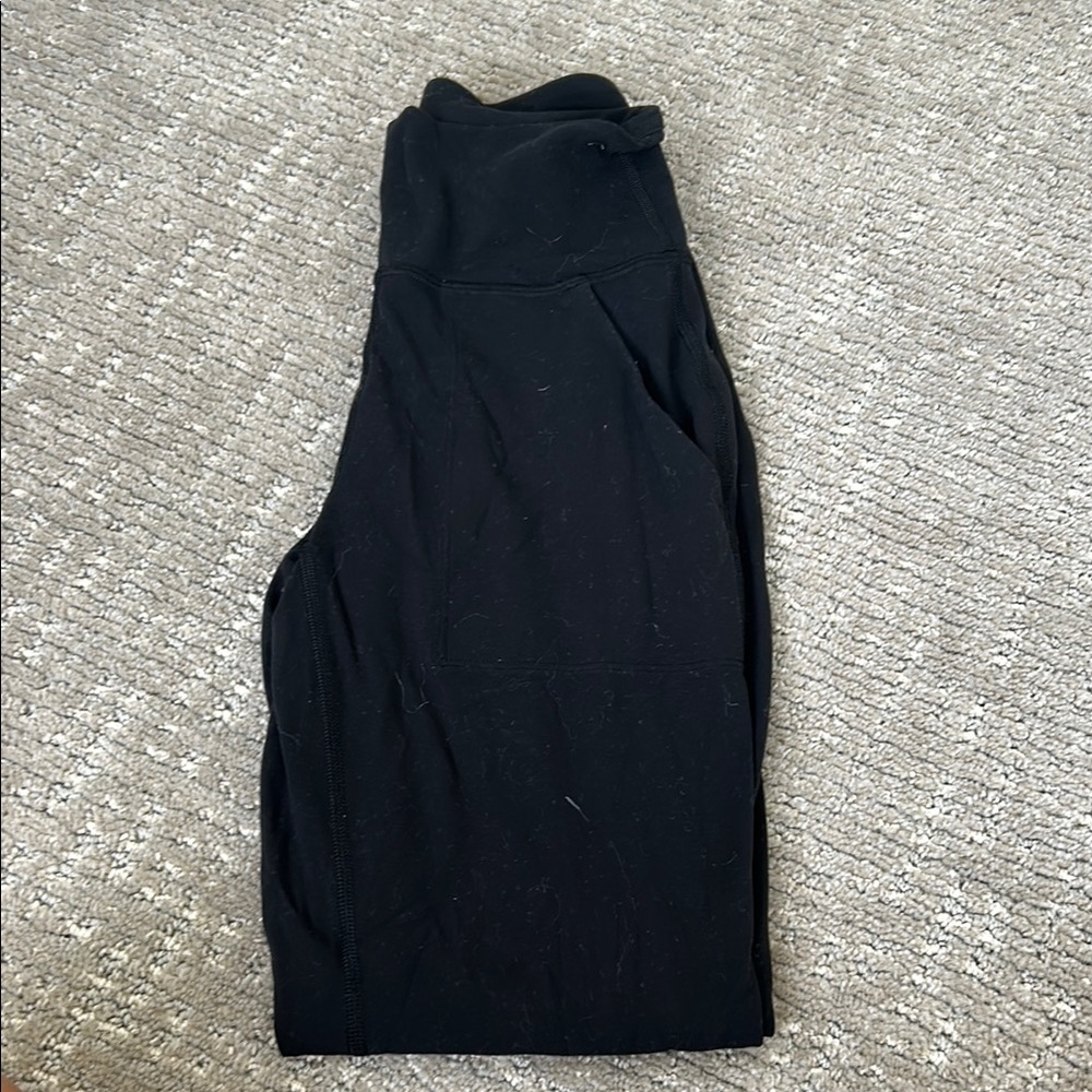 Lululemon Athletica Black Pencil Track Pants